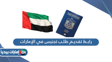 رابط تقديم طلب تجنيس في الإمارات